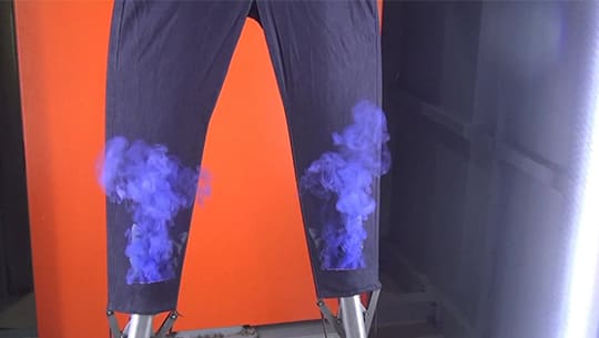 Video pants lasering