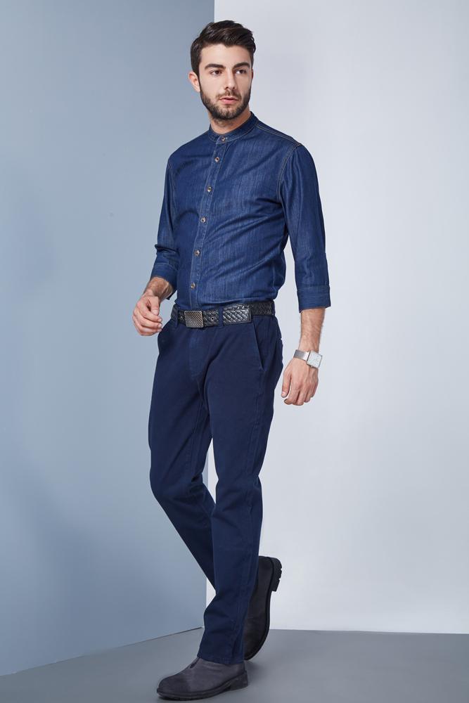 Jeans Men Denim Premium Chino Casual Stretch
