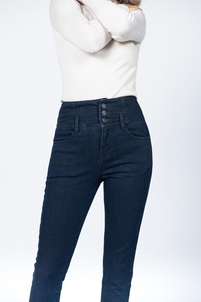Jeans pants women high waist push up effect