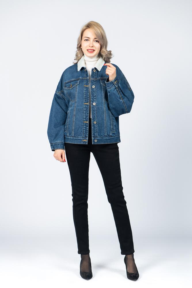 Jeans Women Denim Jacket Lined Warm Winter Jacket