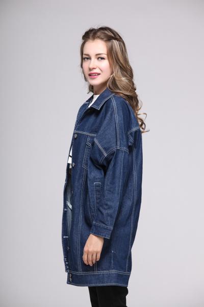 Jeans Women Denim Cowboy Jacket Spring Autumn Transitional Loose Fit Coat
