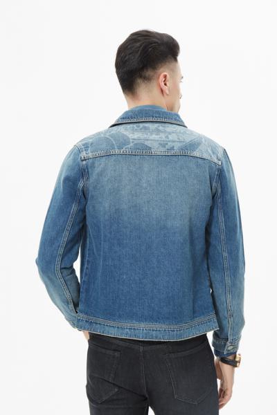 Jeans Men Fashion Retro Ragged Denim Jackets Destroyed From Age Torn