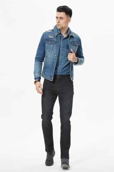 Jeans Men Fashion Retro Ragged Denim Jackets Destroyed From Age Torn