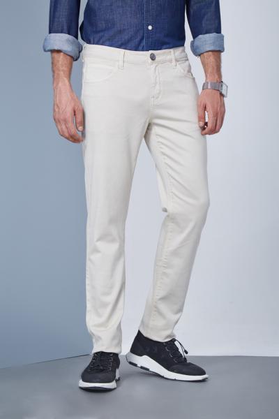 Jeans Men Long Sleeve Denim Business Shirt Regular Fit Stand Collar