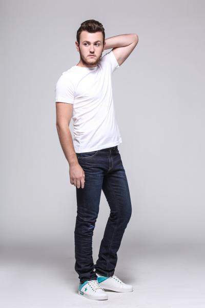 Jeans Men Pants With Knee Patch