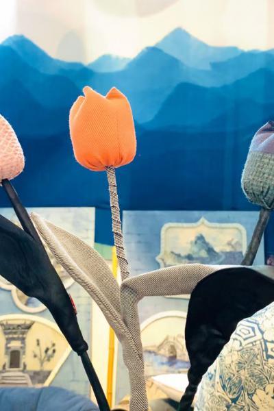 Kunst Bild aus Jeans