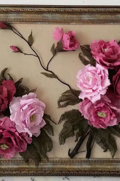 Kunst Bild aus Jeans