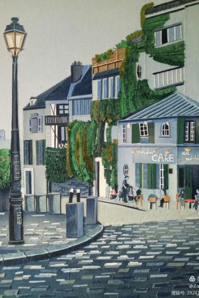 Kunst Bild aus Jeans