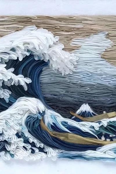 Kunst Bild aus Jeans