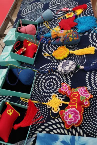 Kunsthandwerk Denim Anhaenger