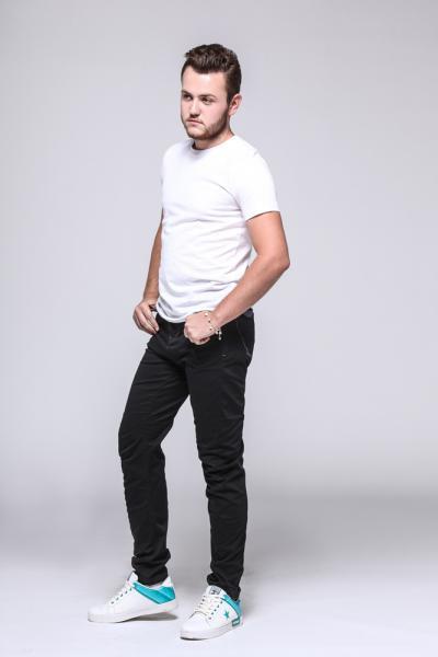 Jeans Men Pants Safari Fit Black