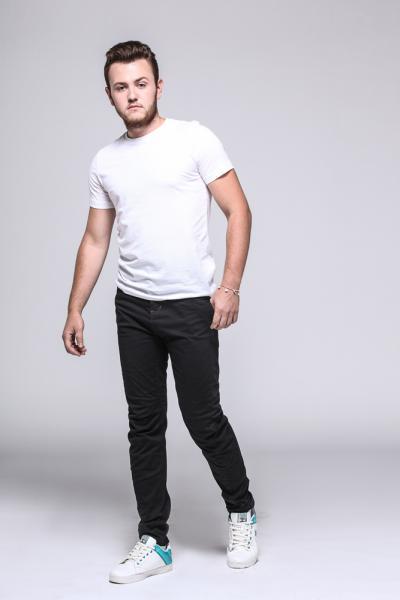 Jeans Men Pants Safari Fit Black