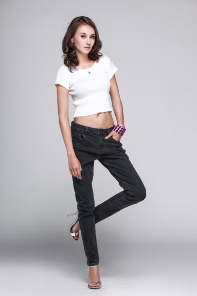 Jeans Women Denim Pants From Light Stretch Fabric 