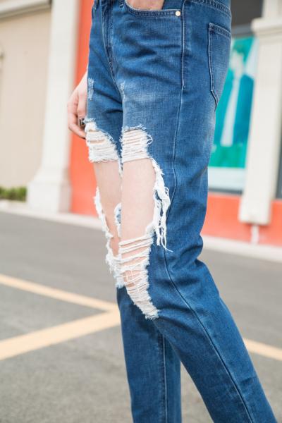 Jeans Women Denim Pants Boyfriends Ripped Destroyed 