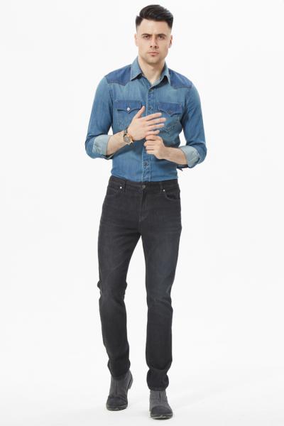 Jeanshemd Herren Regular Fit