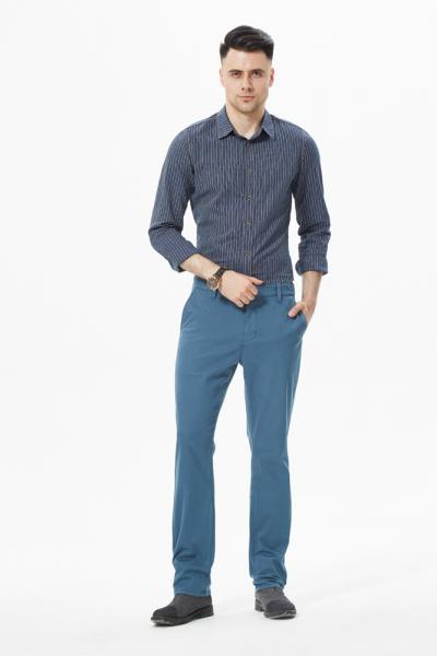 Jeanshose Herren Chino Slim Fit Casual Stretch Baumwolle