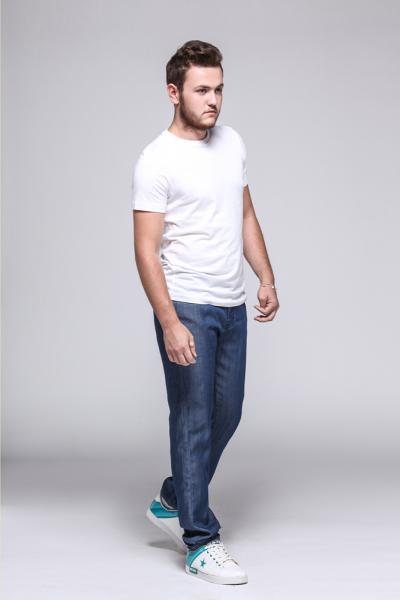 Jeanshose Herren Leinenhose Leichte Straight